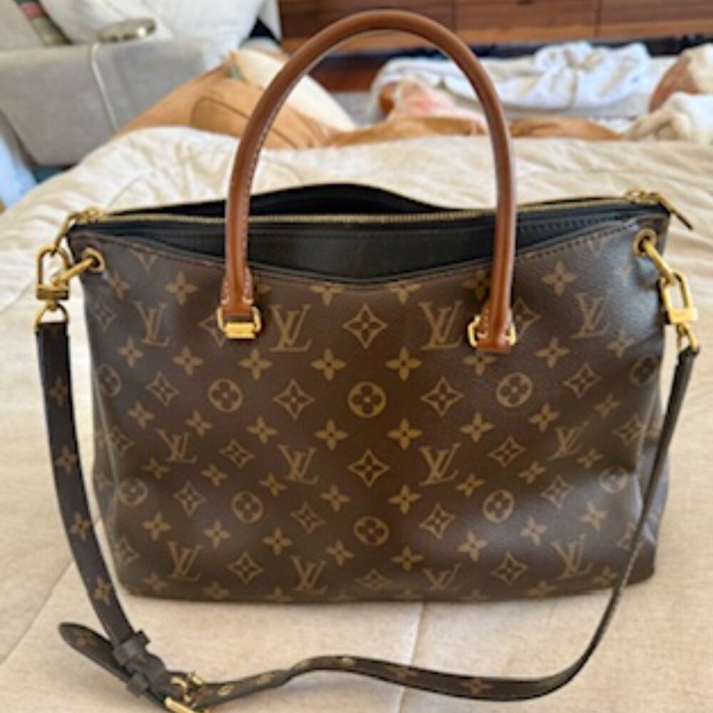 Authentic Louis Vuitton Pallas Monogram Noir - Picture 11 of 11